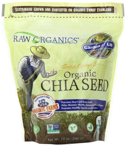 Garden of Life RAW Organics – Organic Chia Seeds, 12 oz