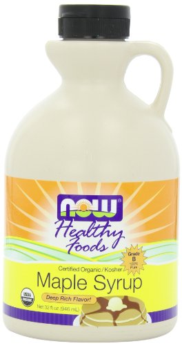 NOW Foods Maple Syrup Grade B Organic, 32 ounce