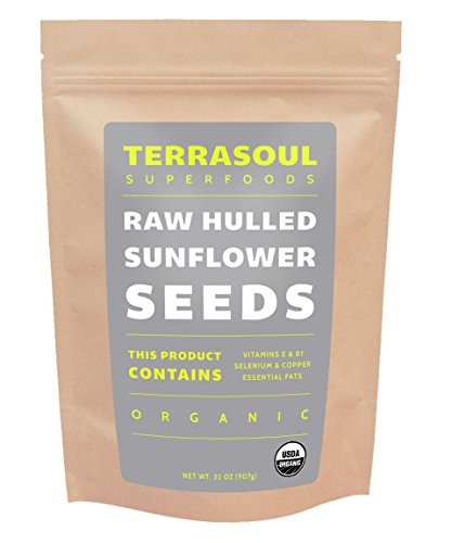 Terrasoul Superfoods Domestic Hulled Sunflower Seeds (Organic), 2 Pounds