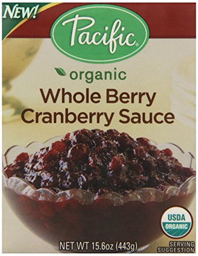 Pacific Natural Foods Organic Sauce, Whole Berry Cranberry, 15.6 Ounce (Pack of 12)