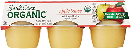 Santa Cruz Organic Applesauce (6 Count, 4 Oz Each)